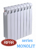Радиатор биметаллический RIFAR МONOLIT (боковое подключение) 500/14 секций с доставкой в Чебоксары