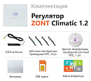 ZONT Climatic 1.2 Погодозависимый автоматический GSM / Wi-Fi регулятор (1 ГВС + 2 прямых/смесительных) с доставкой в Чебоксары